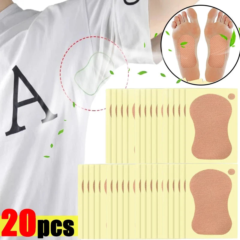 Underarm Pads Dress Clothing Perspiration Deodorant Patch Armpit Plantar Breathable Sweat Absorbing Stickers Adhesive Paster