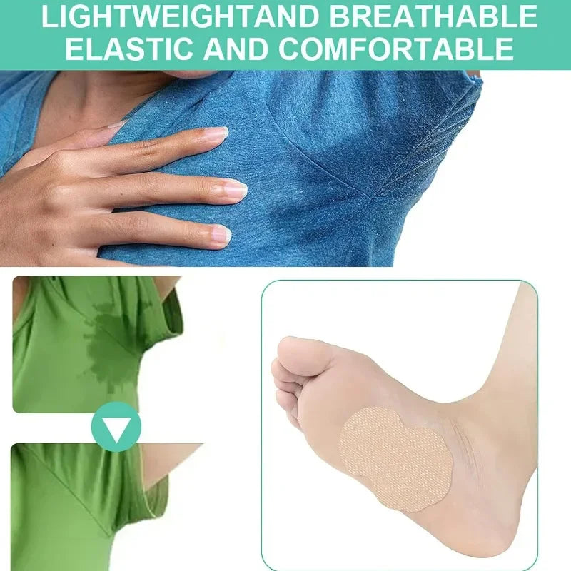Underarm Pads Dress Clothing Perspiration Deodorant Patch Armpit Plantar Breathable Sweat Absorbing Stickers Adhesive Paster