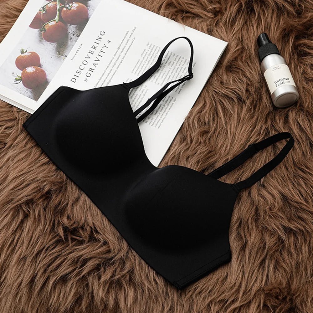 Women Push Up Bra For Small Breast Non - Wire Female Sexy Lingerie Solid Color Seamless Tube Top Bras Beauty Back Underwear Gather - Body Loves