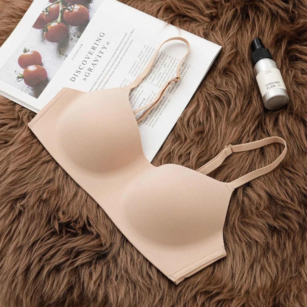 Women Push Up Bra For Small Breast Non - Wire Female Sexy Lingerie Solid Color Seamless Tube Top Bras Beauty Back Underwear Gather - Body Loves
