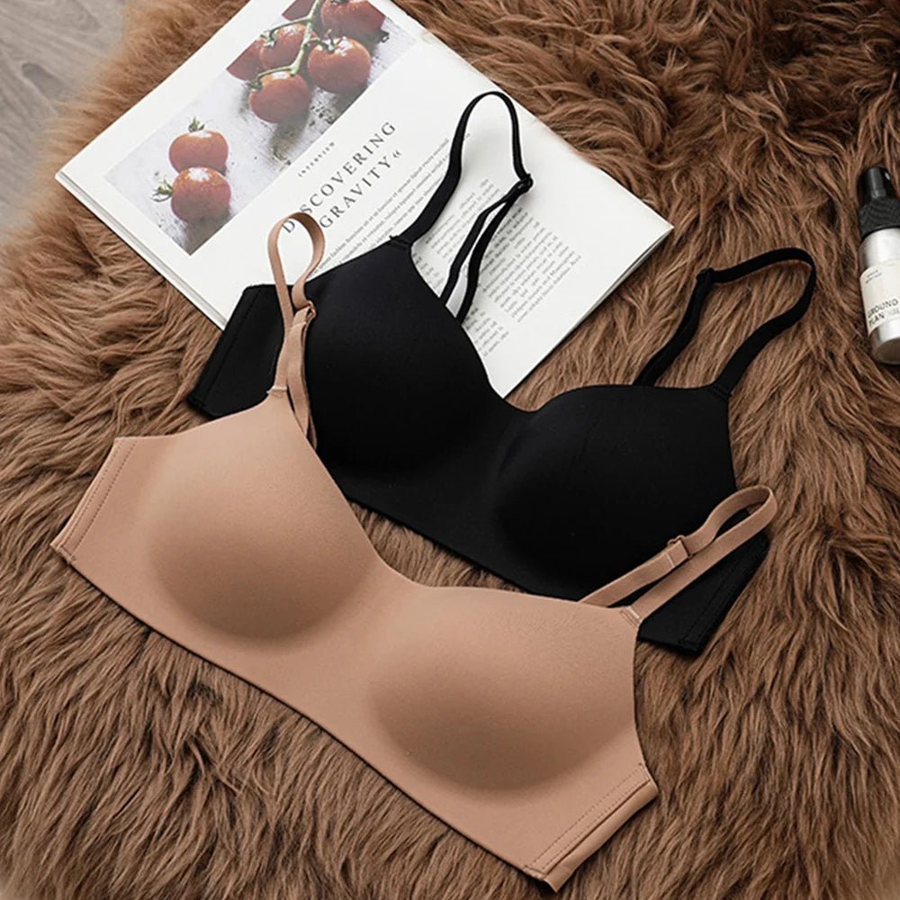 Women Push Up Bra For Small Breast Non - Wire Female Sexy Lingerie Solid Color Seamless Tube Top Bras Beauty Back Underwear Gather - Body Loves