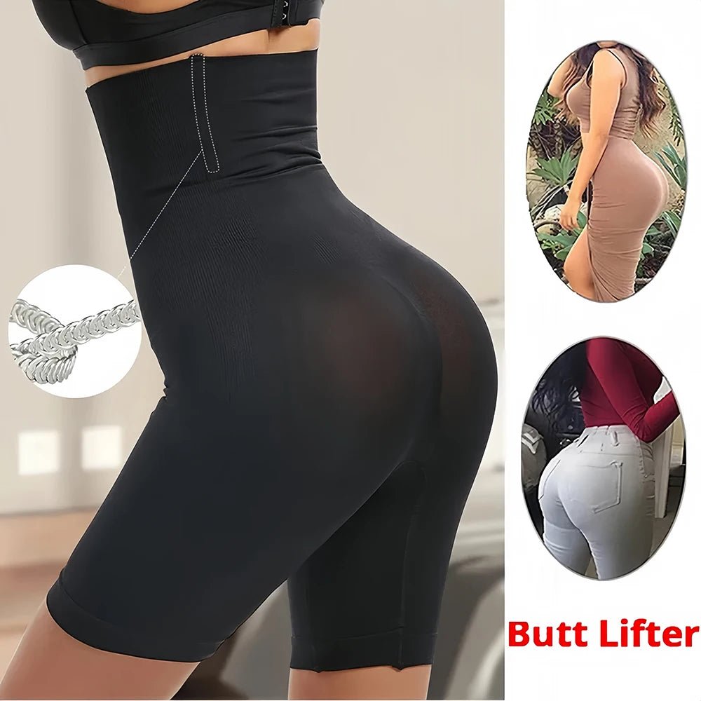 Women Shapewear Control Panties High Waist Trainer Panties Slimming Pants Tummy Shaper Hip Butt Lifter Shorts Ladies Body Shaper - Body Loves